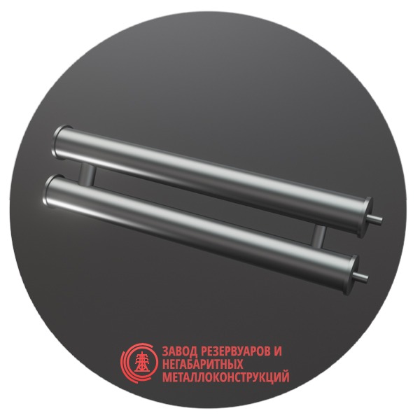 Регистры отопления двухрядные РСП-2x48x2.0-5000 мм