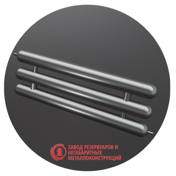 Регистры отопления трехрядные РСЭ-3x76x2.5-2000 мм